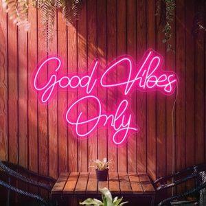 Good Vibes Only Neon Sign