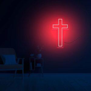 Cross Neon Sign